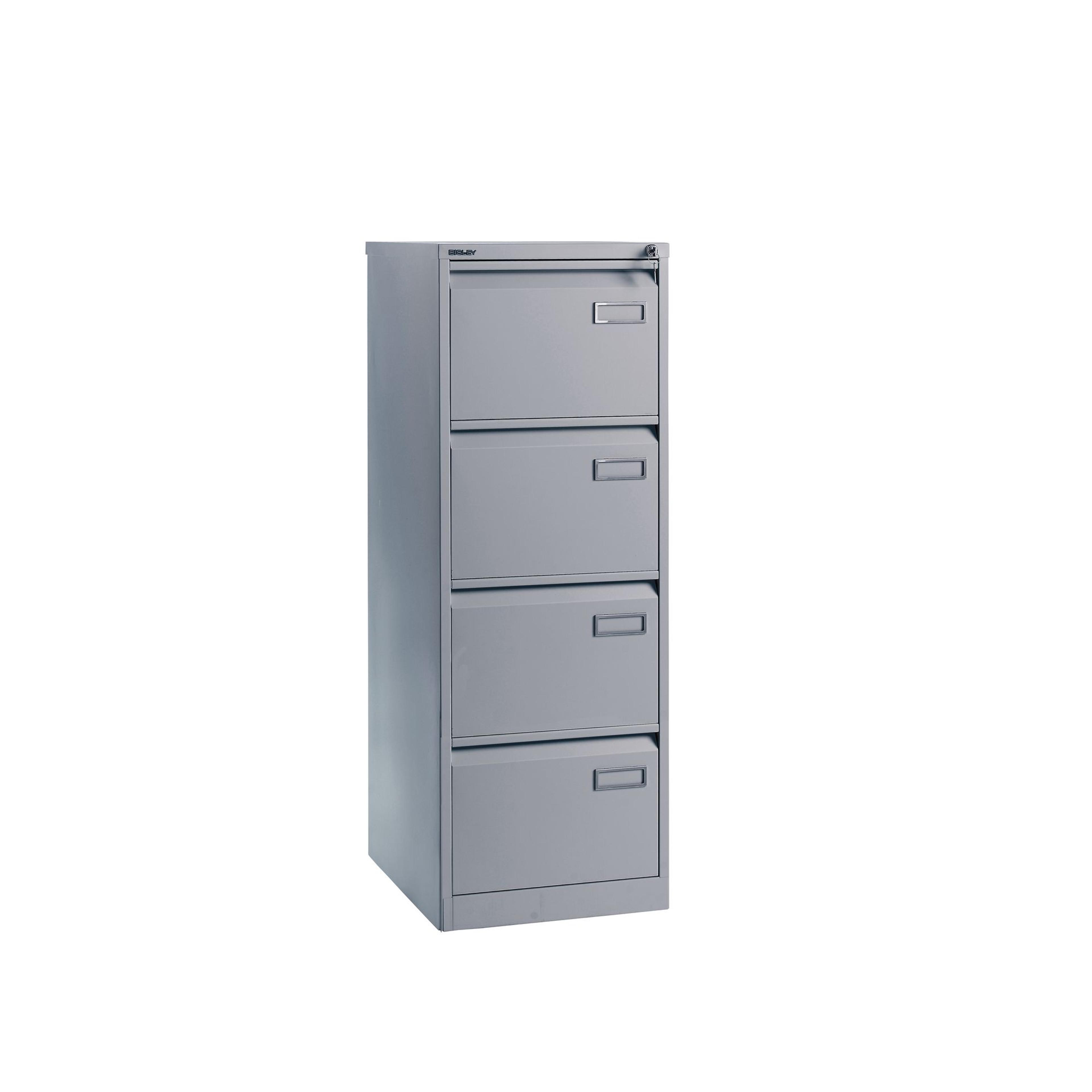 Bisley 4 drw filing cab Grey