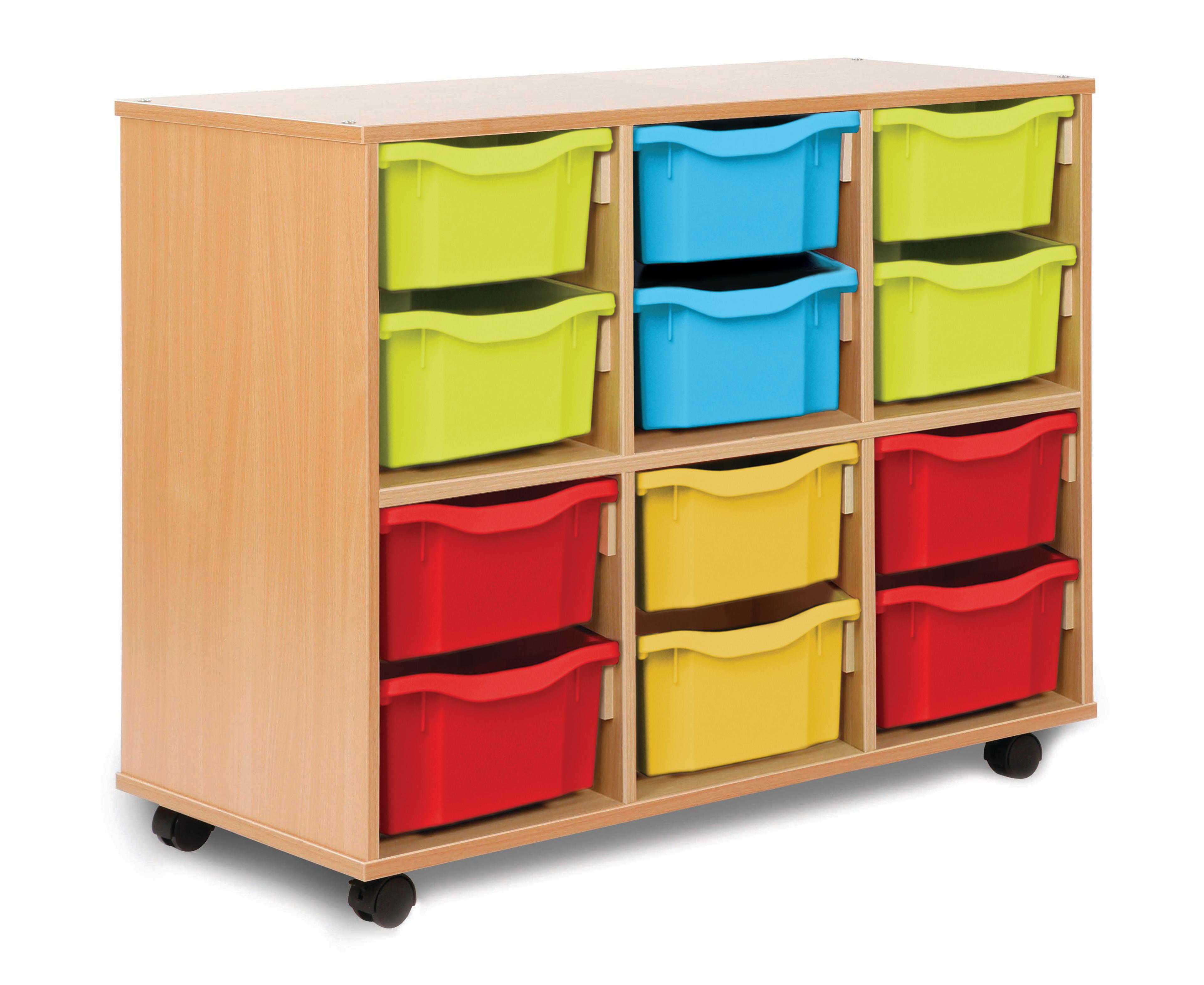 Classmates Stackable 12 Deep Tray Unit - Assorted