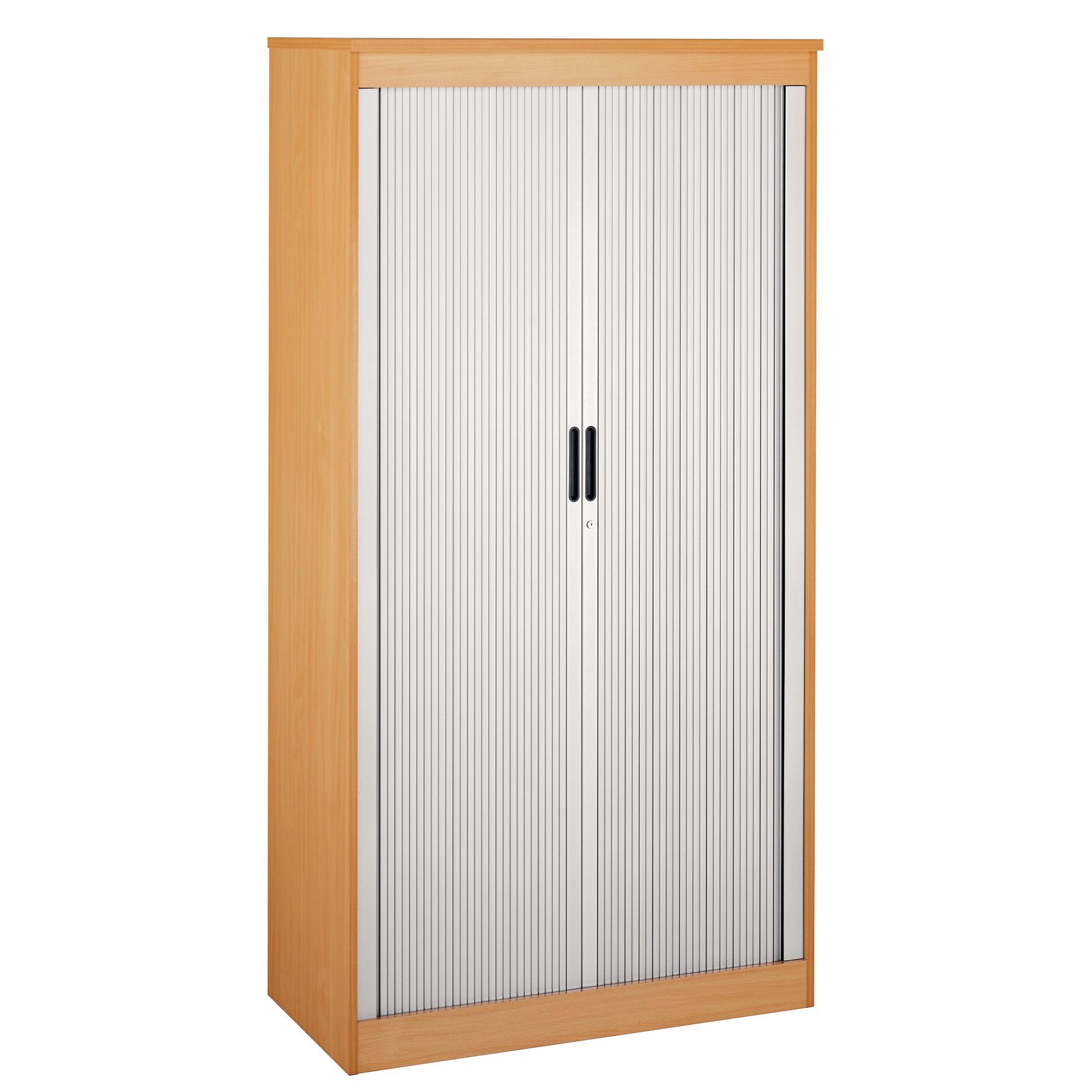 Classmates Tambour Cupboard - H2000mm - Beech