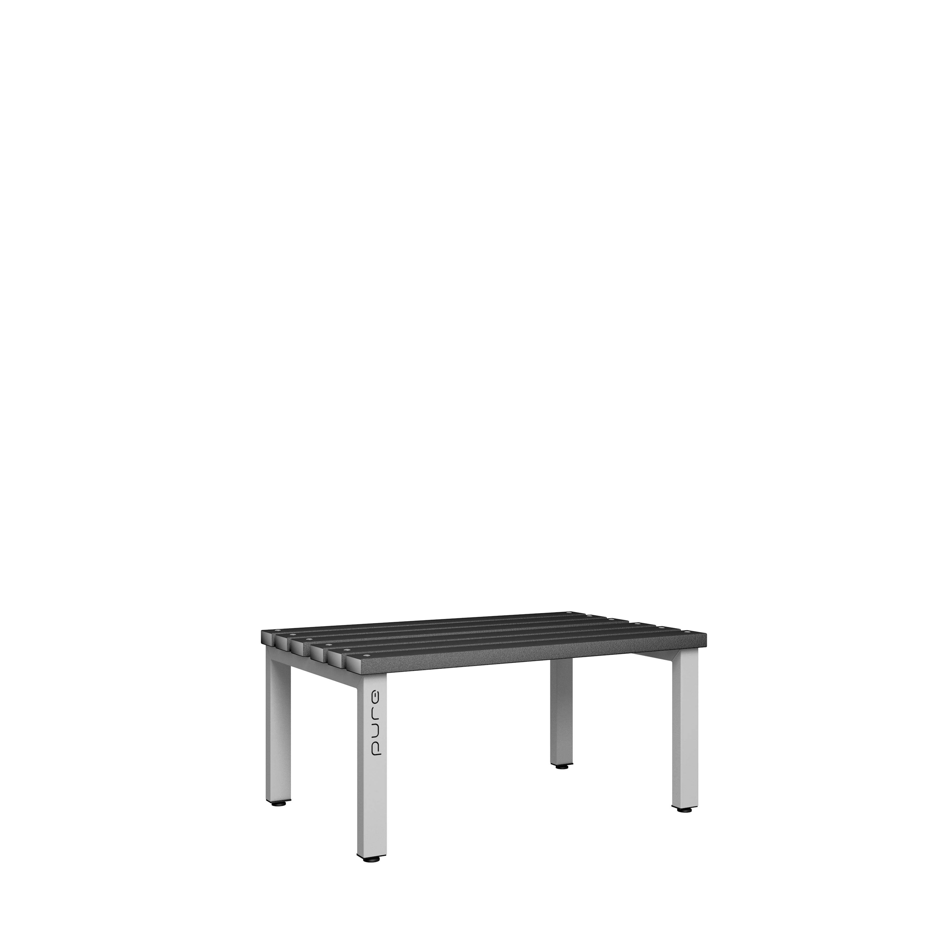 Senior Bench - Double Sided - Black - 1m