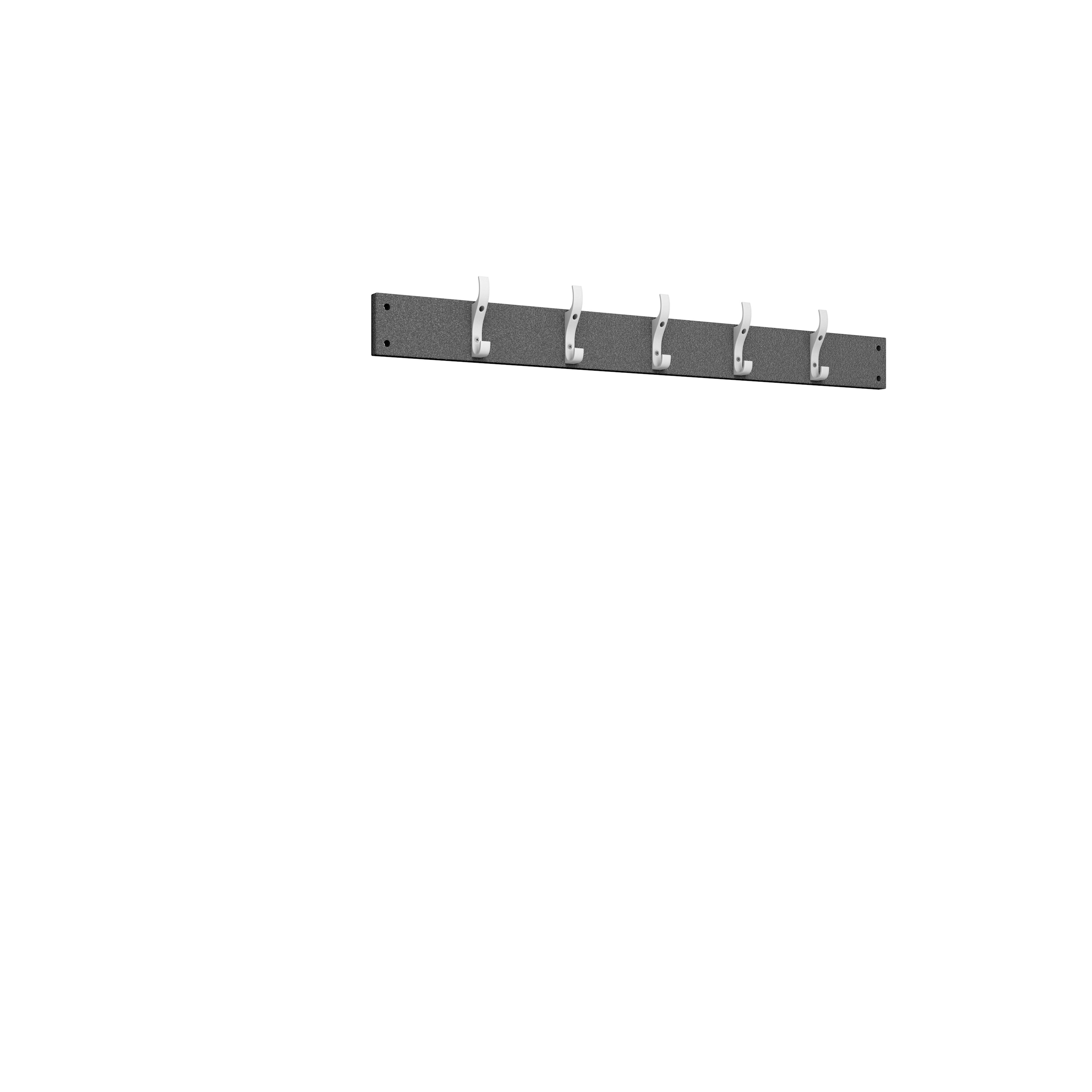 Changing Room Hook Boards - Black - 1m