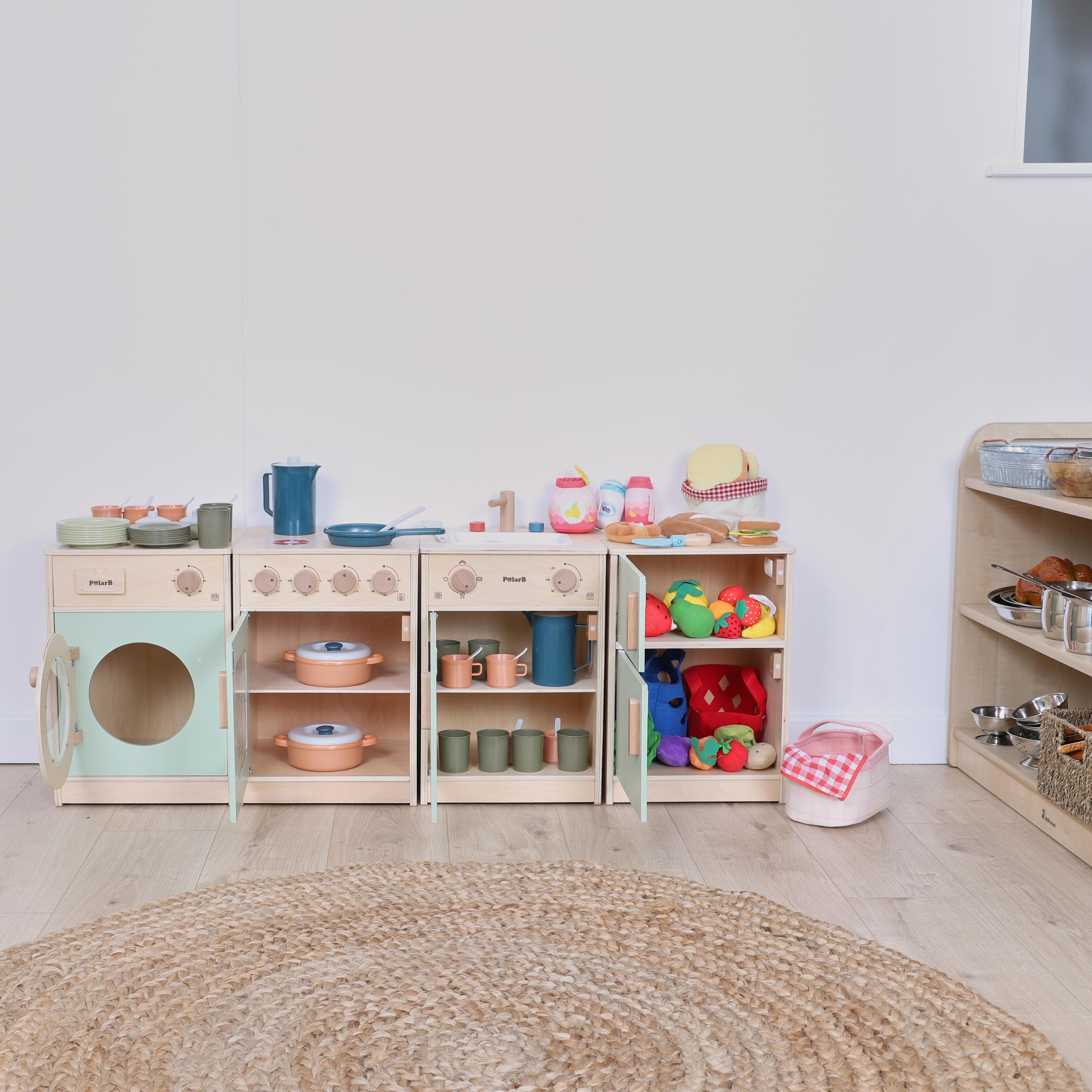 Toddler Sage Kitchen with Accessories from Hope Education 