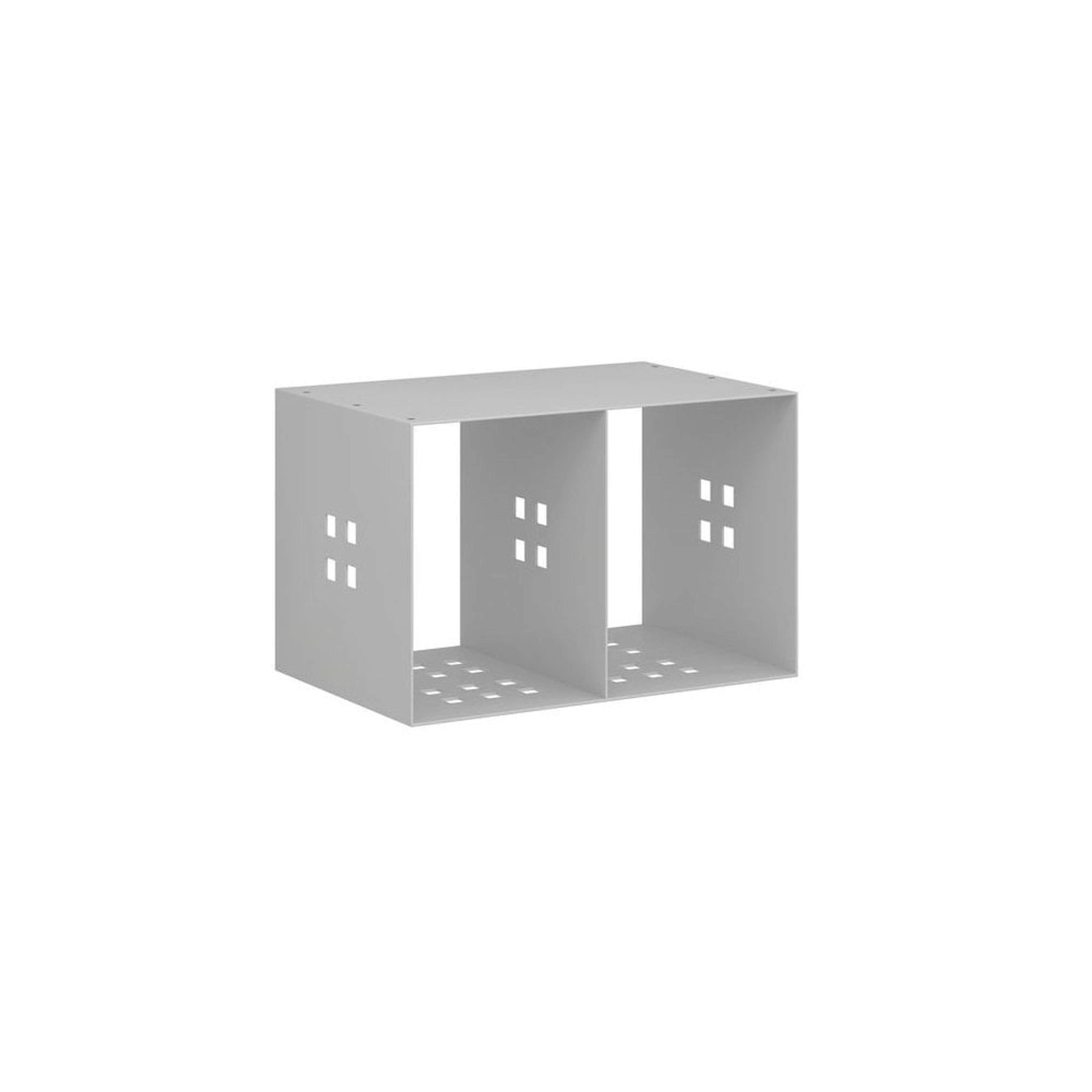 Cloakroom Twin Shoe Storage Baskets - Single Sided - 1m