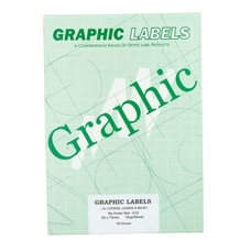 Copier & Laser Labels A4 Round Corners - 12 Per Sheet - Pack of 100