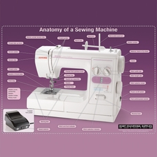 Anatomy of a Sewing Machine Poster