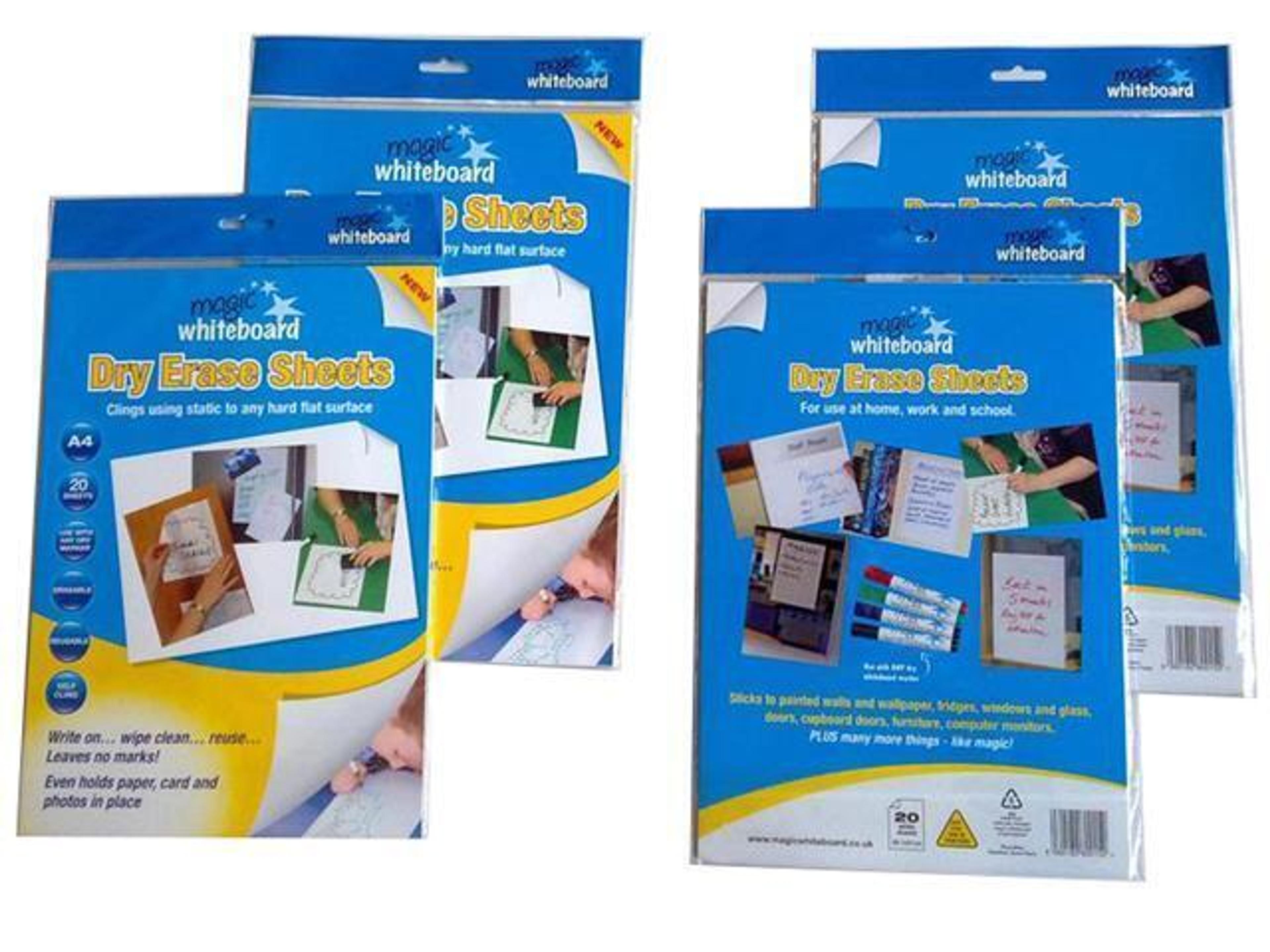 A4 Magic Whiteboard - Pack of 20
