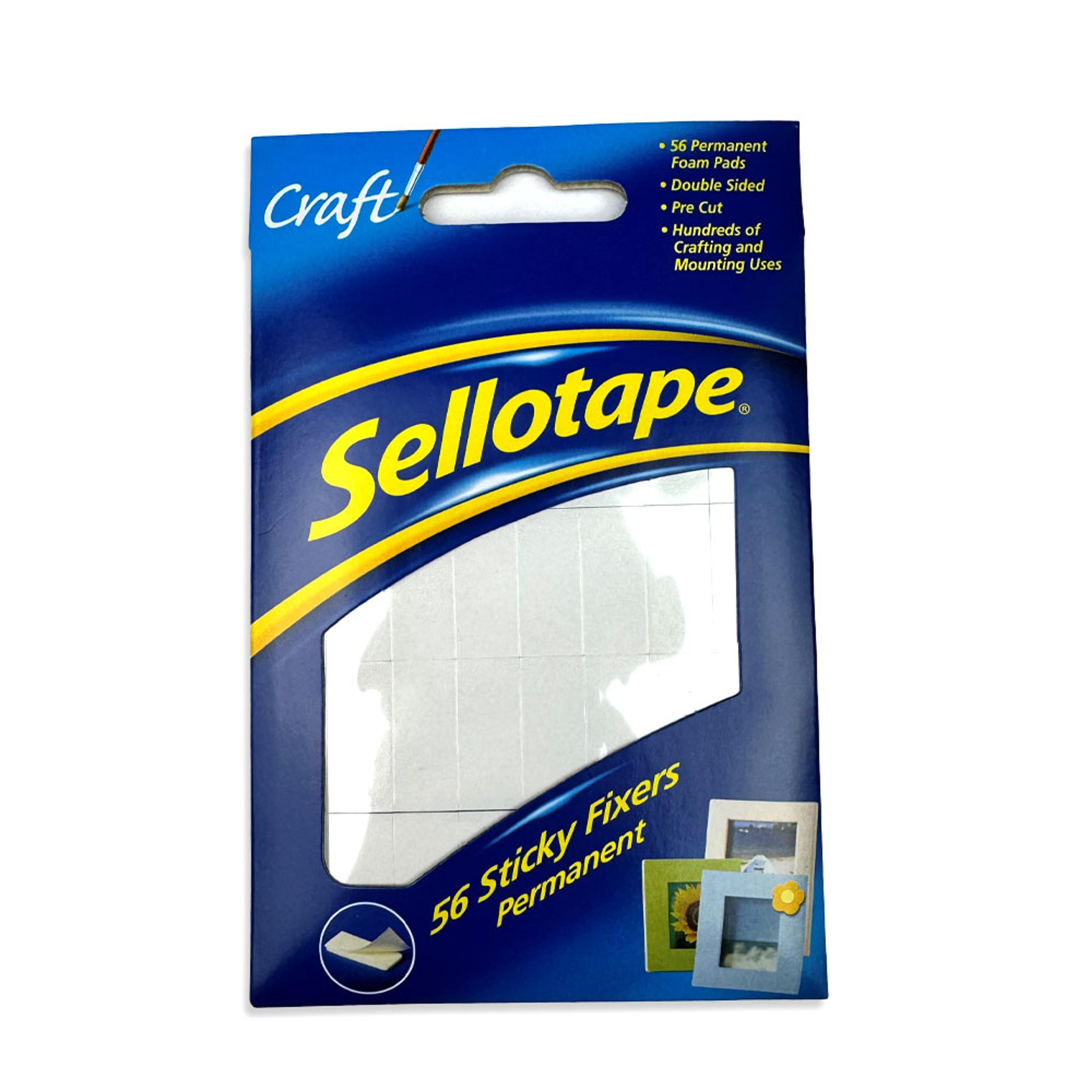 Sellotape Sticky Fixers - Pack of 56