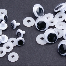 Goggle Eyes - 15mm. Pack of 10