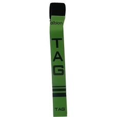 Albion Universal Tag Belts - Green - Pack of 10