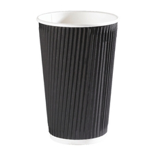Plain Triple Wall Rippled Hot Cups - 35cl - Pack of 500