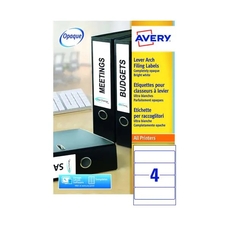Avery Lever Arch Spine Labels White L7171 - Pack of 100