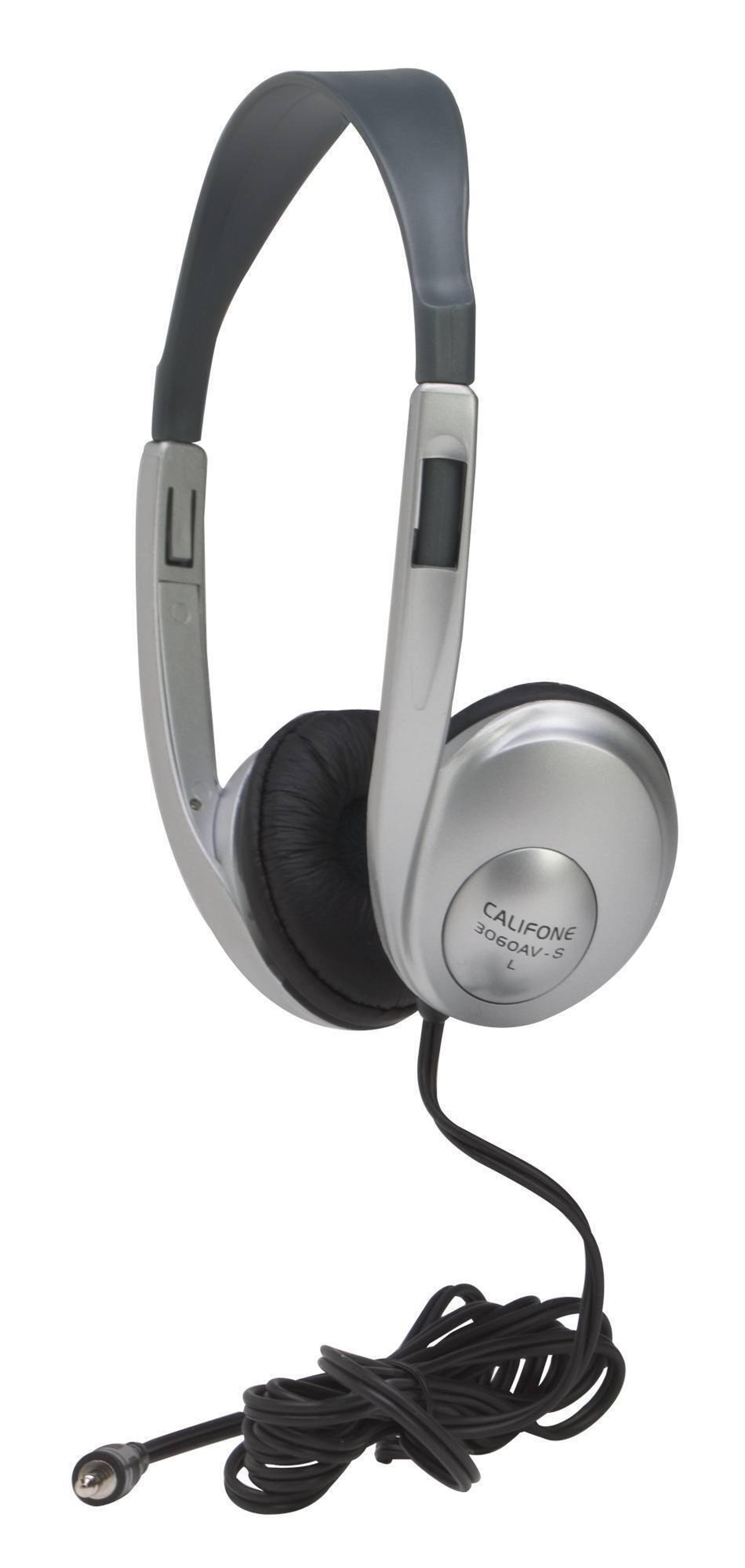 Stereo Headphones Silver