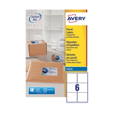 Avery Inkjet Labels - 6 Per Sheet J8166 - Pack of 100
