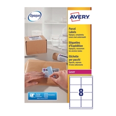 Avery Laser Labels - 8 Per Sheet L7165 - Pack of 100