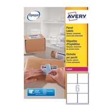 Avery Laser Labels - 6 Per Sheet L7166 - Pack of 100