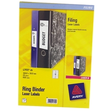 Avery Ringbinder Labels L7172 - Pack of 25
