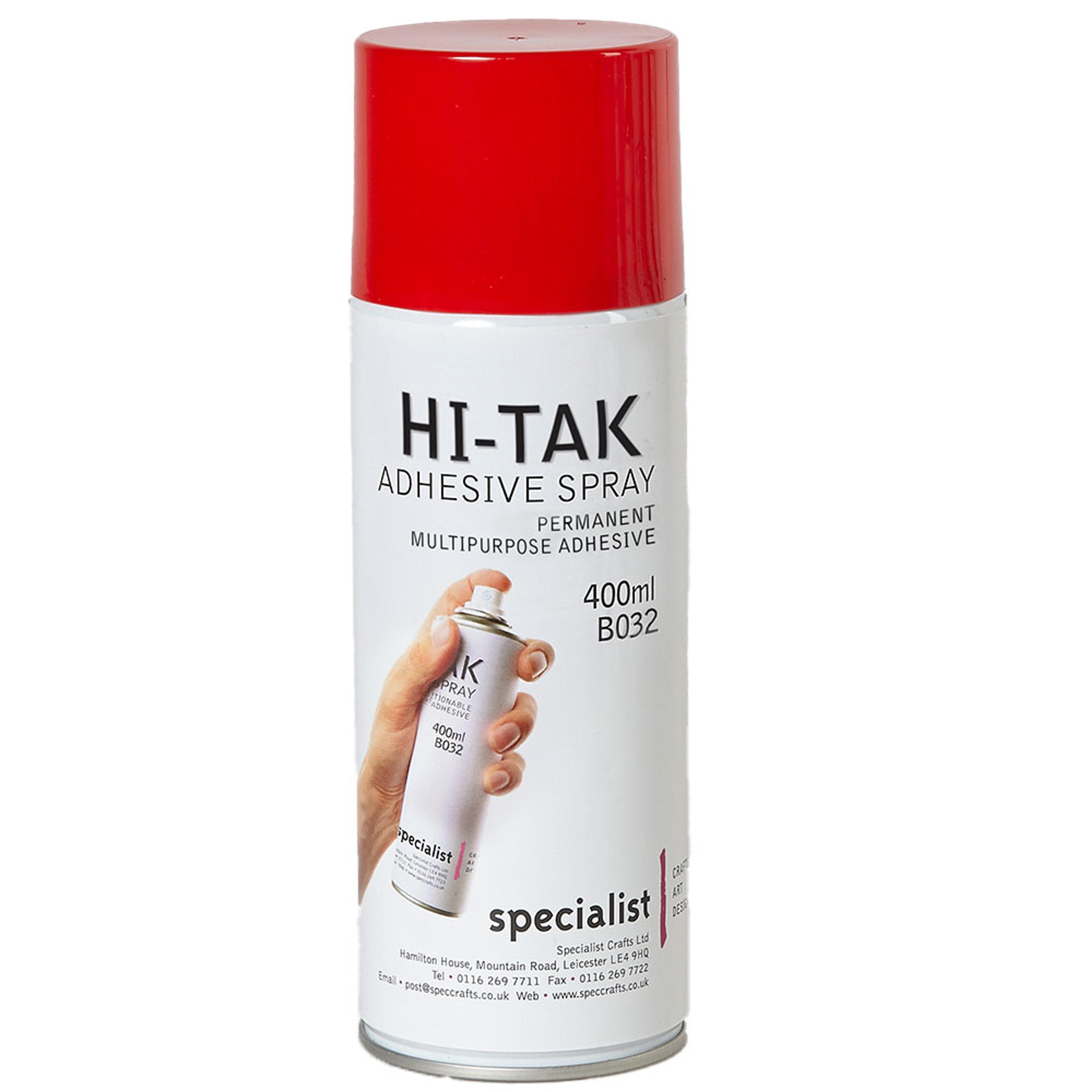 Specialist Crafts Hi-Tak Spray Adhesive - 400ml Can