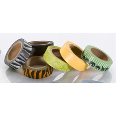 Washi Tape - Jungle. Pack of 6