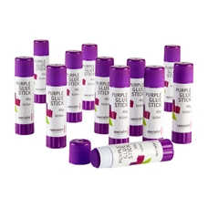 Specialist Crafts Purple Glue Sticks - 40g. Pack of 12