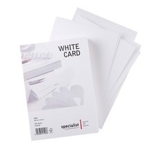 White Card 370 Microns - A4. Pack of 50