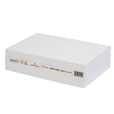 White Card 370 Microns - A6. Pack of 100