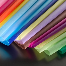 Non-Bleed Coloured Tissue Paper. Pack of 20 Sheets