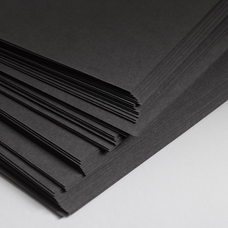 Specialist Crafts Black Card 500 Microns - A2. Per sheet
