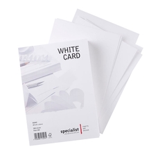 White Card 500 Microns - A4. Pack of 100