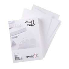 White Card 805 Microns - A4. Pack of 100