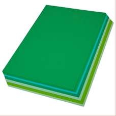 Coloured Themed Card Pack 230 Microns - Greens. Pack of 60 Sheets