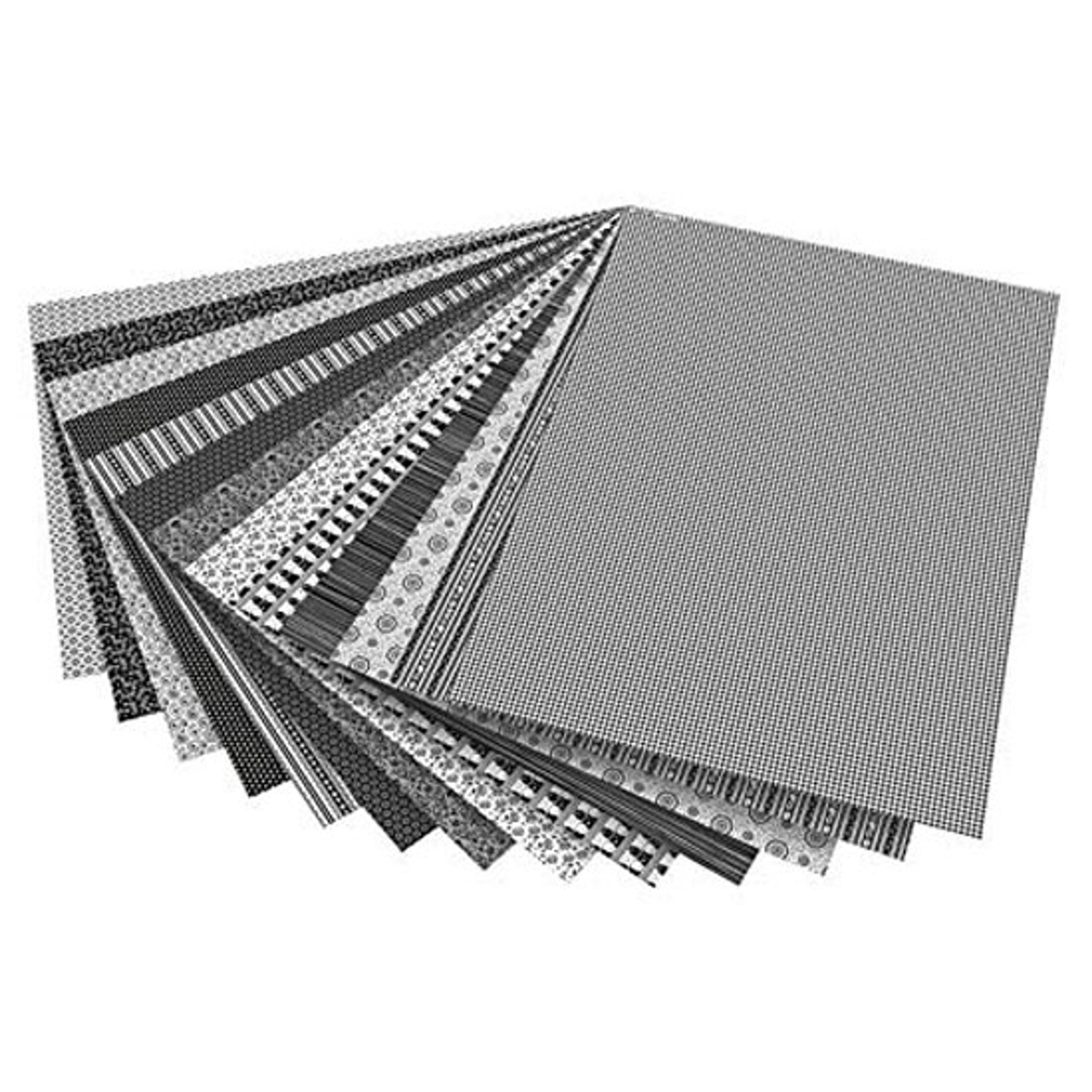 Themed Patterned Card Pack - Black/White. Pack of 13