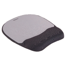Memory Foam Mouse Pad - Silver Streak