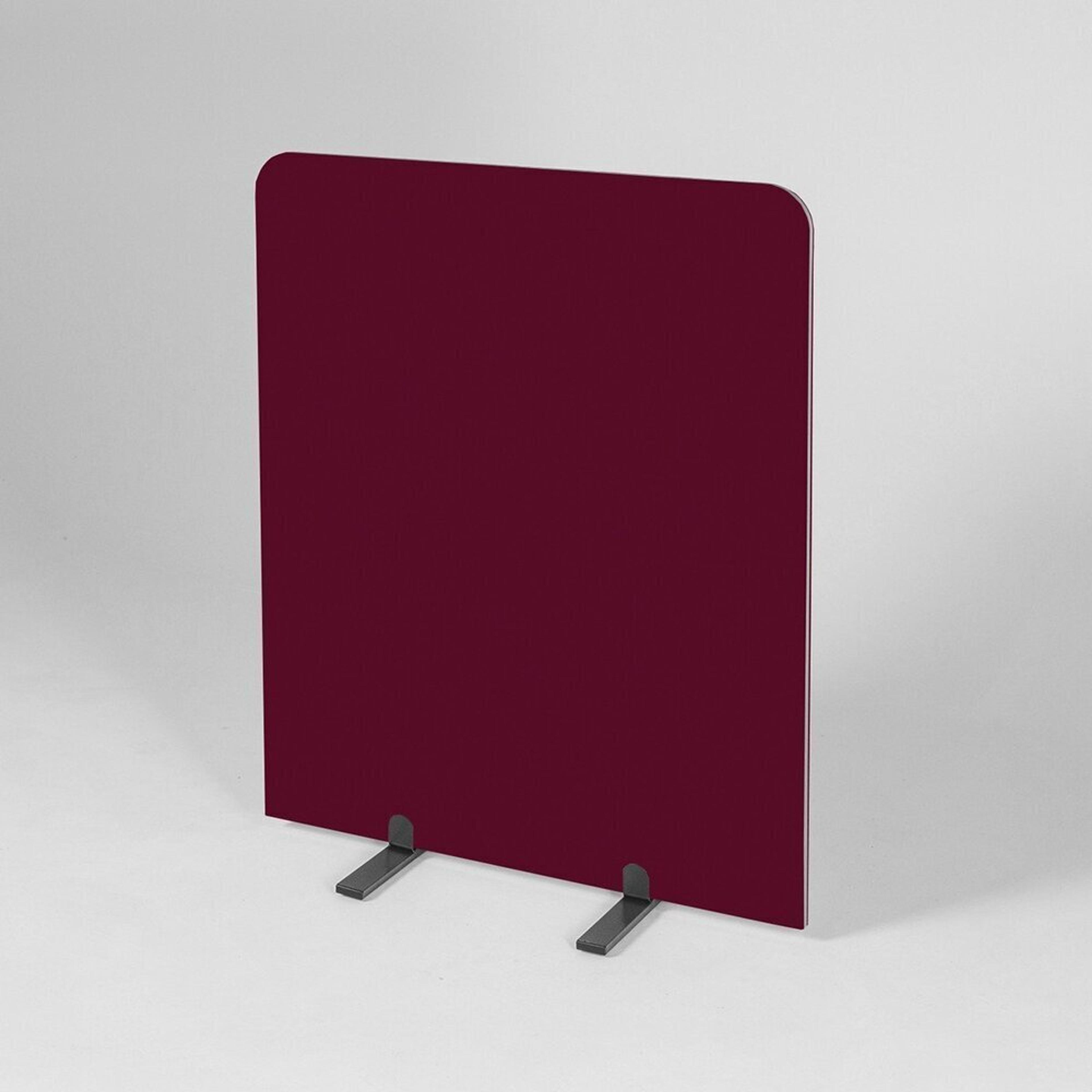 BusyScreen Curve Screen - 1200 x 1000mm (HxW) - Burgundy