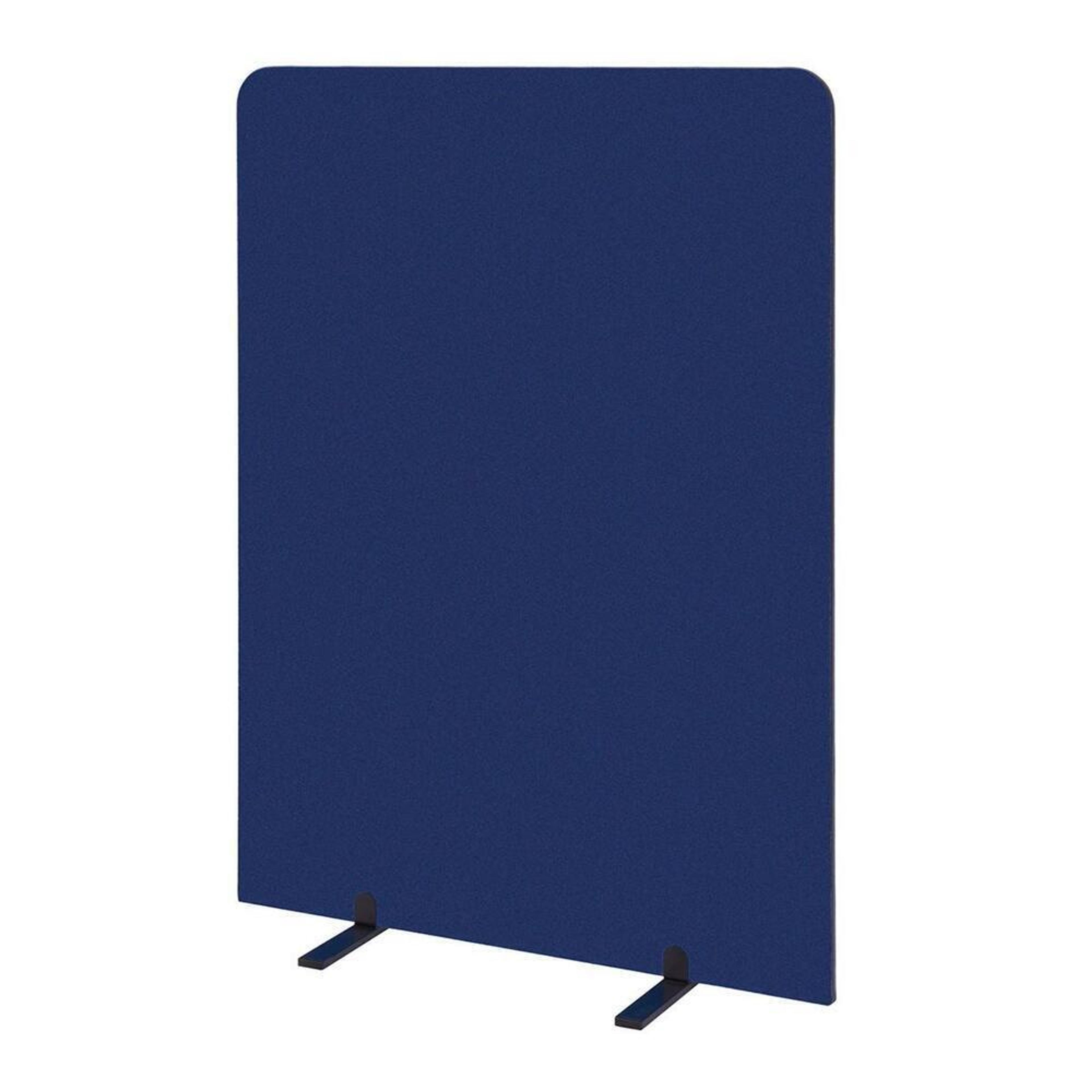 BusyScreen Curve Screen - 1200 x 1000mm (HxW) - Dark Blue