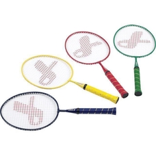 Badminton Junior Racket 19in Team Colours - Pack of 4