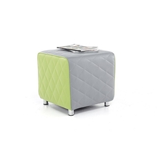 Break Out 1 Seater Square - Grey/Lime
