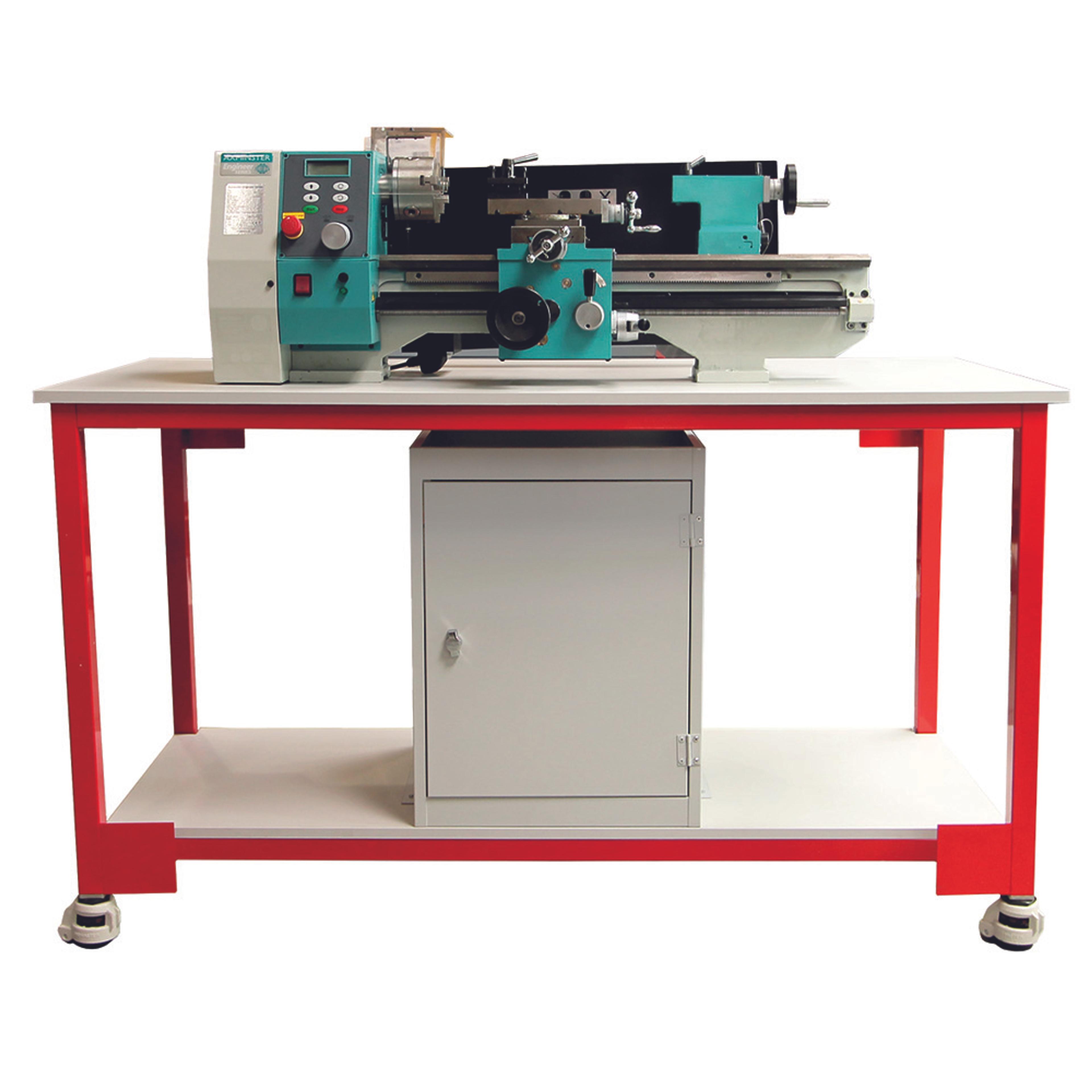 Mobile Bench 05 - Metal Lathe and Cabinet