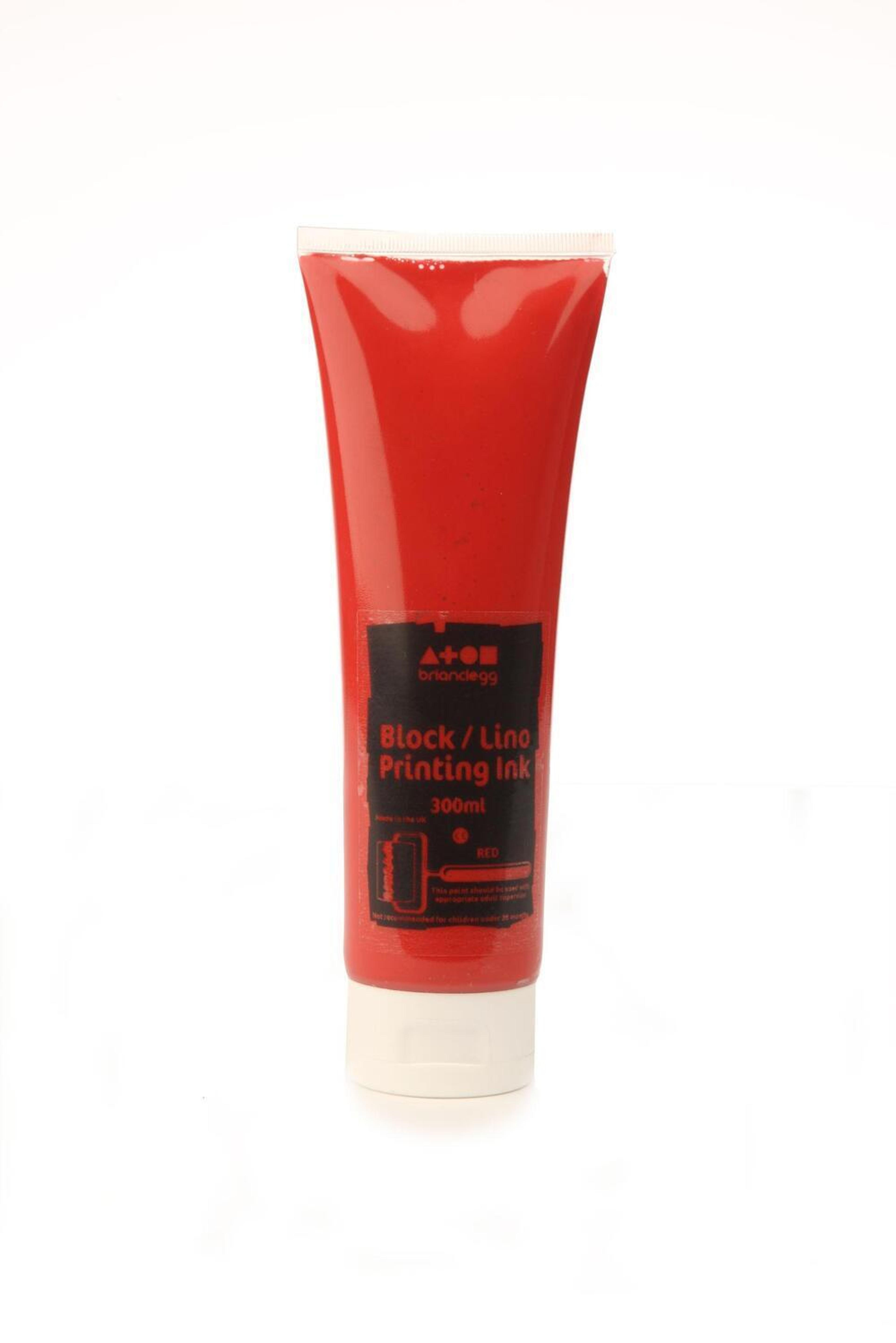 Block Printing Ink 300ml - Red