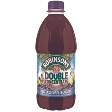 Robinsons Double Concentrate No Added Sugar 1.75 Litre - Apple & Blackcurrant