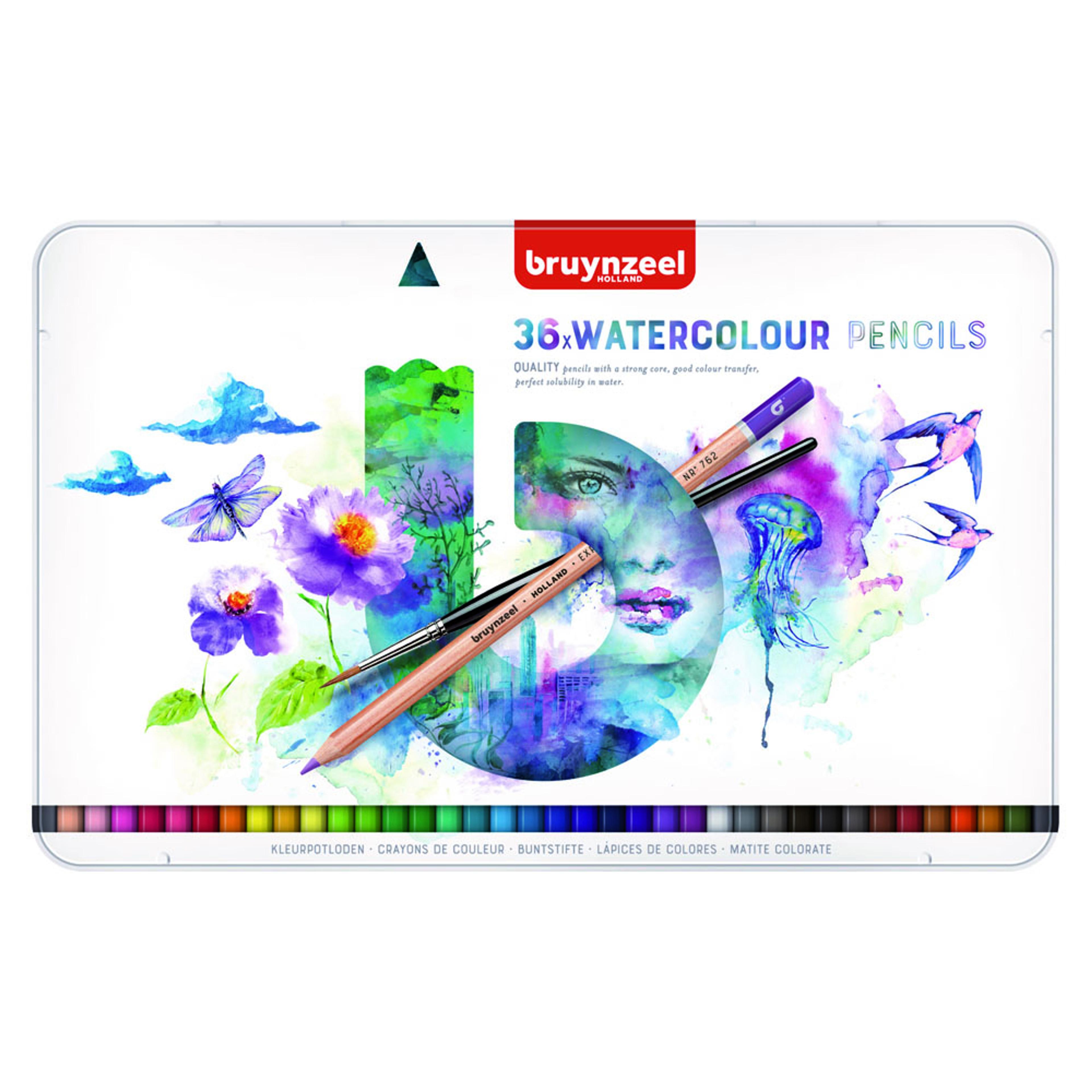 Bruynzeel Expression Aquarel Pencils. Set of 36