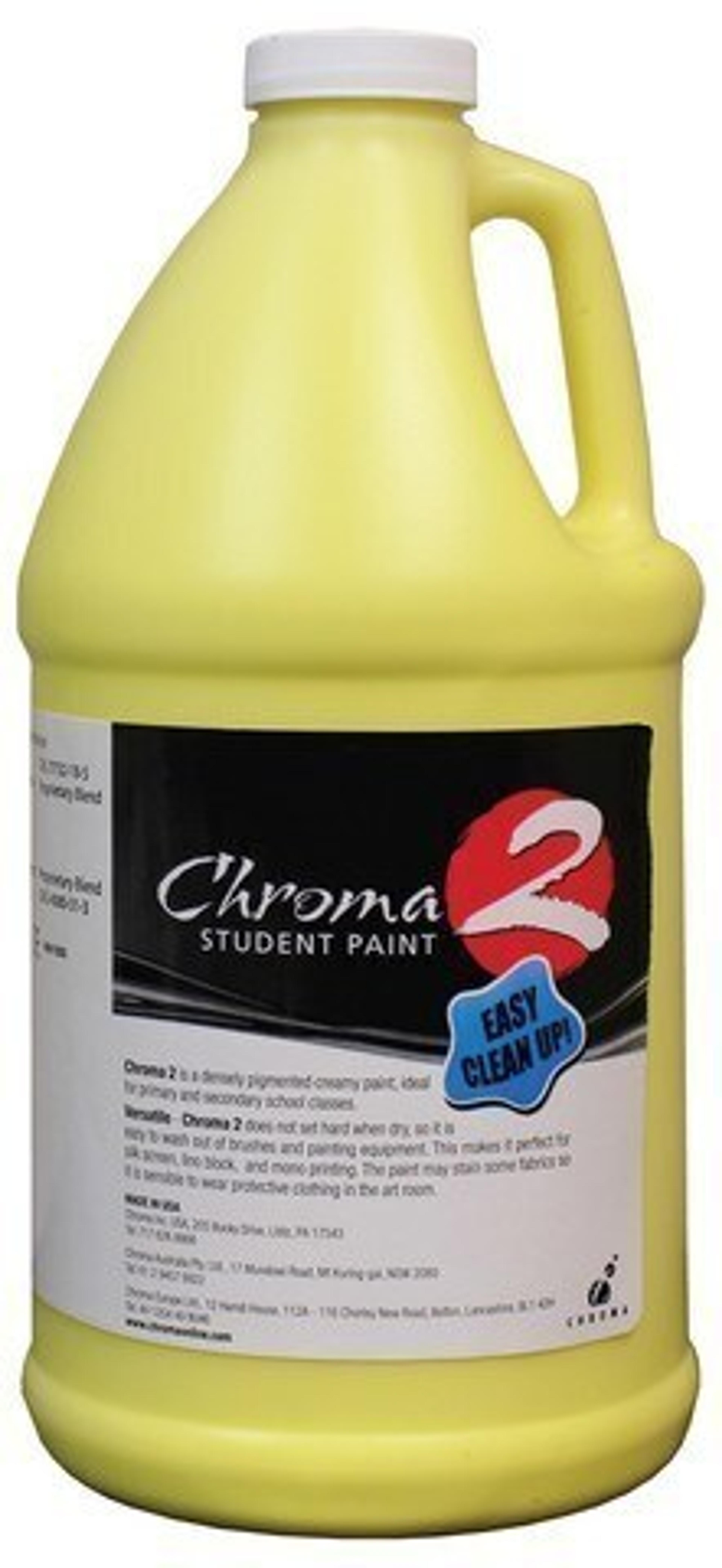 Chroma 2L Student Paint - Cool Yellow