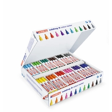 Edding Colourmarker Chisel Tip - Classpack Assorted - Pack of 144