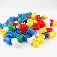 Plastic Cotton Reels. Pack of 100