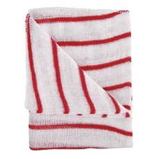 Hygiene Dishcloths - Red/White - Pack of 10