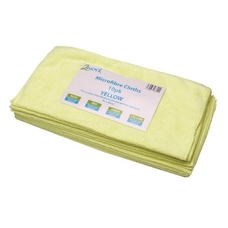 Microfibre Cloths - Yellow - Pack of 10
