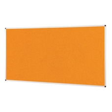 ColourPlus Vibrant Noticeboard Aluminium Frame 1200 x 1800mm - Orange