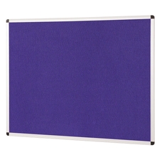 ColourPlus Vibrant Noticeboard Aluminium Frame 600 x 900mm - Purple