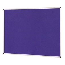 ColourPlus Vibrant Noticeboard Aluminium Frame 900 x 1200mm - Purple