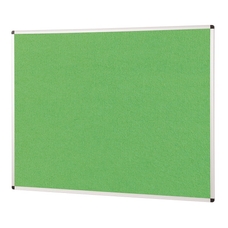 ColourPlus Vibrant Tamperproof Noticeboard Aluminium Frame 1200 x 1200mm - Apple Green