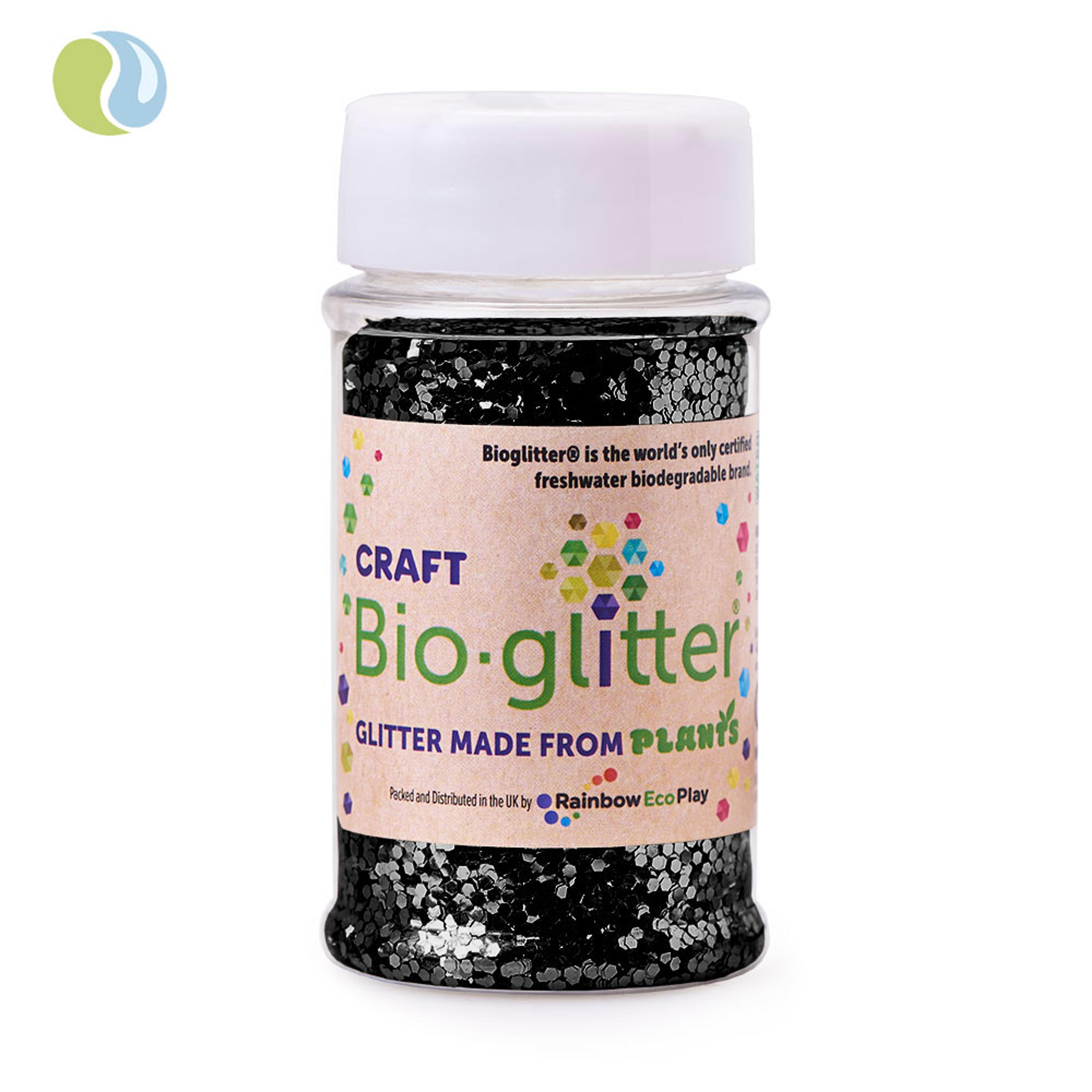 BioGlitter Eco-friendly Glitter Tubs - Black